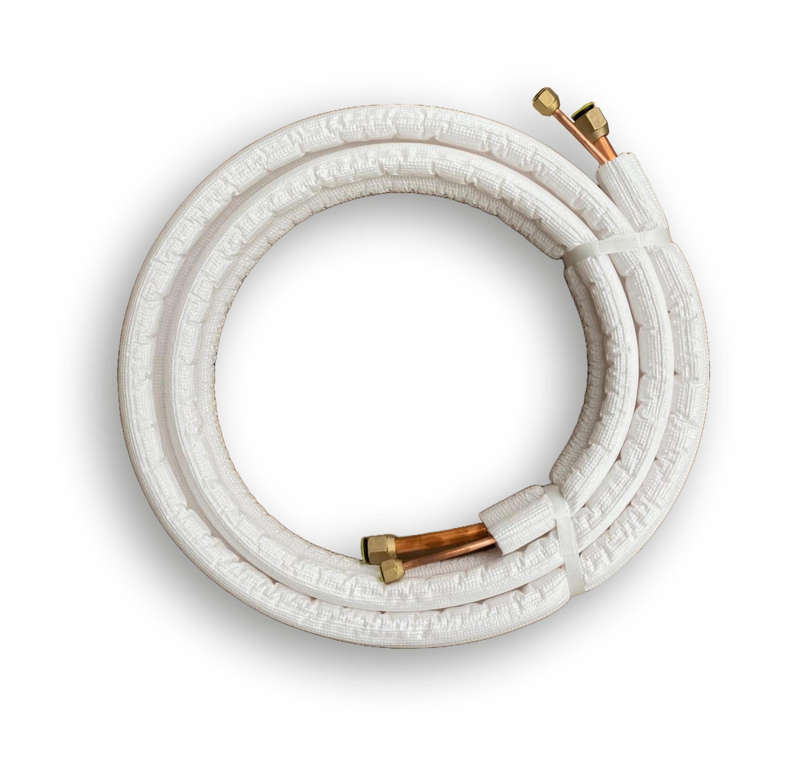 KIT 3m Teava Cupru Izolata pt Aer Conditionat 1/4 ( 6.35mm ) - 1/2 (12.7mm) Grosime teava 0.7mm; Izolatie 6mm